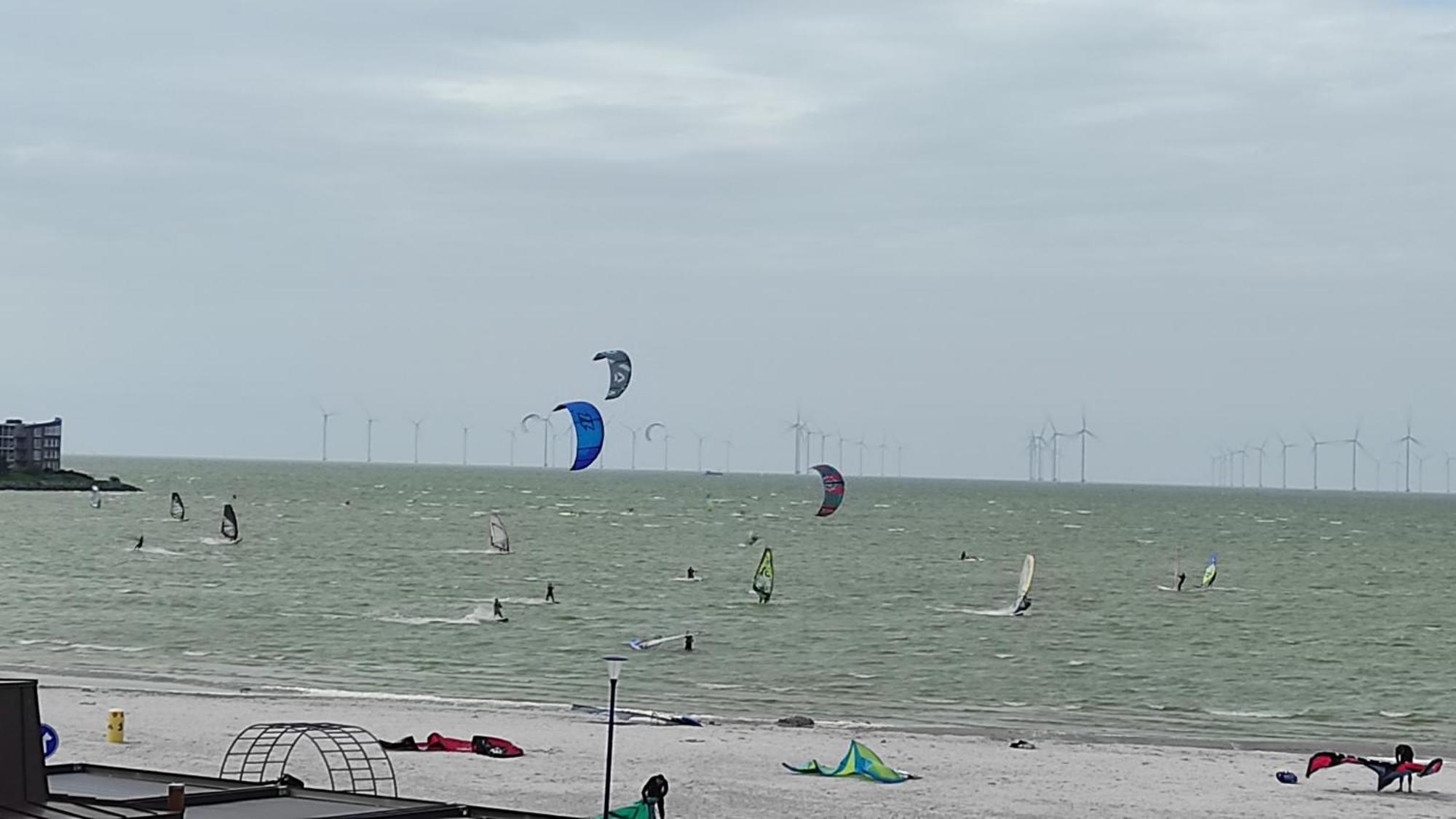 Appartement Ijsselmeer Makkum Strand エクステリア 写真